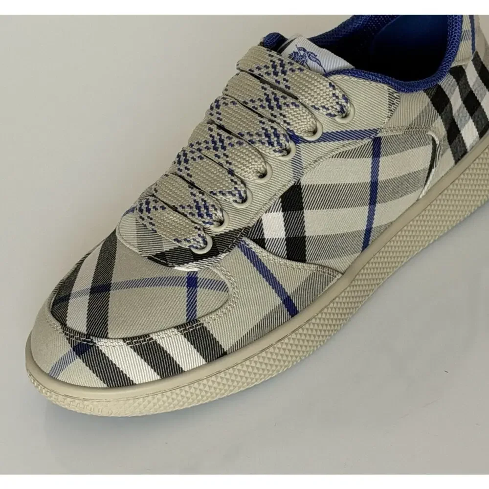 Burberry Women's Lichen IP Check Low Top Sneakers 8 US (38) IT 8095373 NIB $750 - Picture 5 of 16